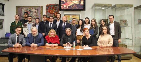 Участники собрания абхазских студенческих землячеств г. Москвы Участники собрания абхазских студенческих землячеств г. Москвы - Sputnik Абхазия