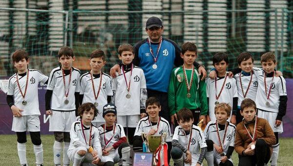 Детская команда футбольного клуба Динамо на детском турнире Hopes Cup (Лига надежды) в Сочи - Sputnik Абхазия