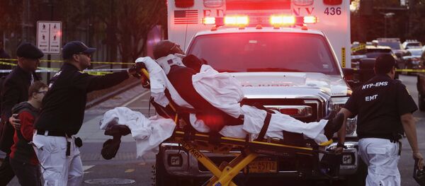 Пострадавший вследствие теракта в Нью-Йорке. Архивное фото - Sputnik Абхазия