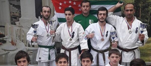 Юниоры Абхазии на первенстве по карате Юниоры Абхазии на первенстве по карате - Sputnik Аҧсны