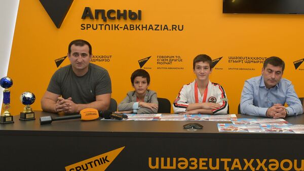 Пресс конференция по результатам участия в чемпионате мира по косики каратэ - Sputnik Абхазия