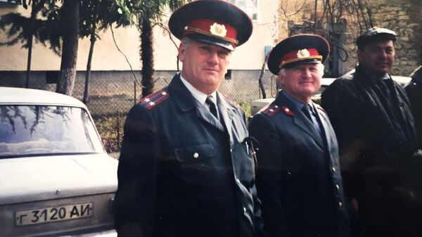Станислав Хагба(слева) и Леонтий Айба - Sputnik Абхазия