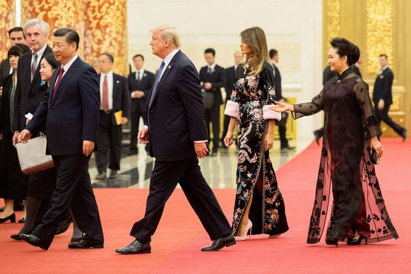 Трамп в Китае - Sputnik Абхазия