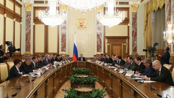 Премьер-министр РФ Д. Медведев провел заседание правительства РФ - Sputnik Аҧсны