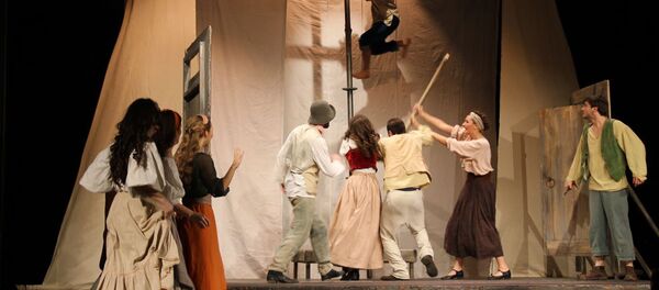 Спектакль Кьоджинские перепалки в исполнении студентов Щукинского училища - Sputnik Абхазия