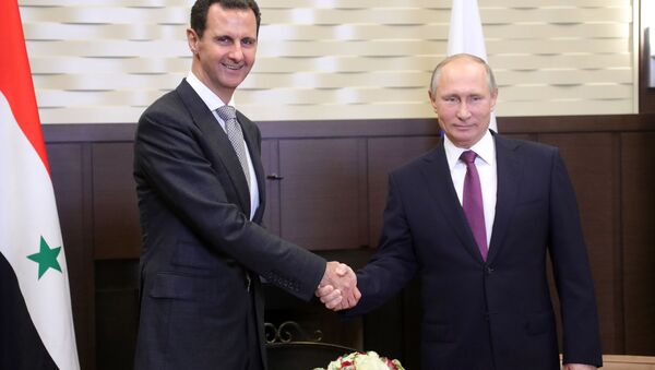 Рабочая встреча президента РФ В. Путина с президентом Сирии Б. Асадом - Sputnik Абхазия