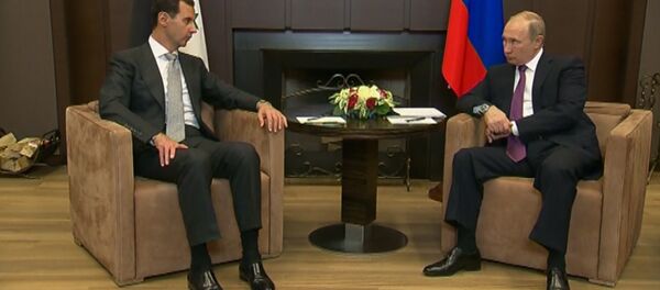Президент Сирии Башар Асад поблагодарил Владимира Путина за помощь - Sputnik Абхазия