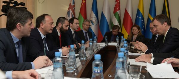 Встреча министра иностранных дел Абхазии с Сопредседателями Женевских Дискуссий Встреча министра иностранных дел Абхазии с Сопредседателями Женевских Дискуссий - Sputnik Абхазия