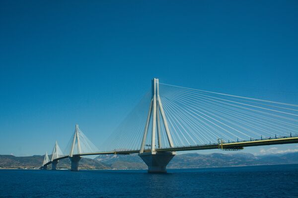 Мост Рион Антирион, архивное фото - Sputnik Абхазия
