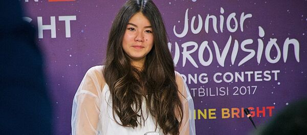 Российская певица Полина Богусевич, победившая в финале конкурса Детское Евровидение - 2017 Российская певица Полина Богусевич, победившая в финале конкурса Детское Евровидение - 2017 - Sputnik Абхазия