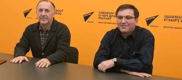 Батал Табагуа и Ахра Квеквескири Батал Табагуа и Ахра Квеквескири - Sputnik Аҧсны