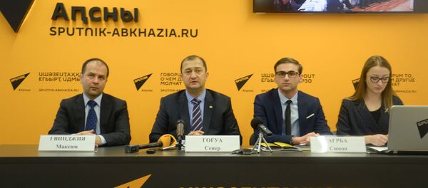 Пресс конференция с Международным фондом Апсны» по итогам визита в Иорданию Пресс конференция с Международным фондом Апсны» по итогам визита в Иорданию - Sputnik Абхазия
