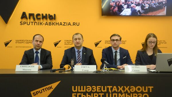 Пресс конференция с Международным фондом Апсны» по итогам визита в Иорданию - Sputnik Абхазия