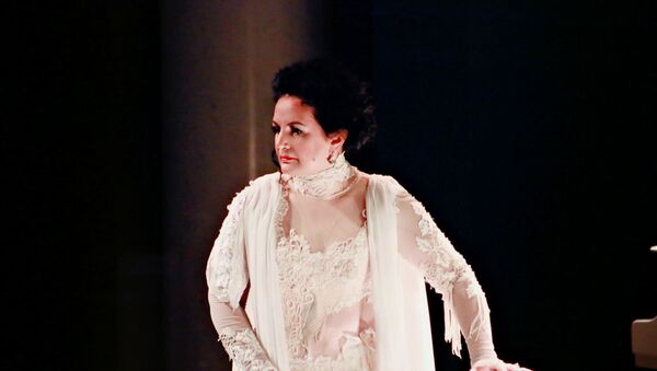 Выступление Алисы Гицба в спектакле Моцарт и Сальери. Реквием - Sputnik Абхазия