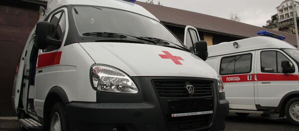 Передача новых карет скорой помощи - Sputnik Абхазия