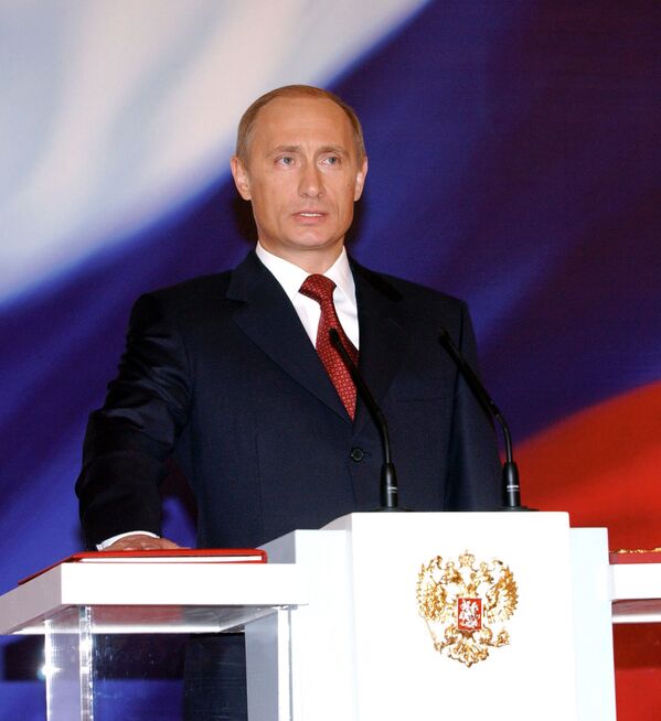 Официальное вступление в должность президента России Владимира Путина, 2004 год - Sputnik Абхазия