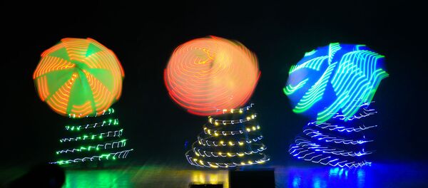 Светодиодно-лазерное шоу Космическое путешествие на планету Электра Светодиодно-лазерное шоу Космическое путешествие на планету Электра - Sputnik Абхазия