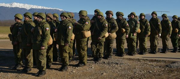 Тренировка в Южном военном округе Тренировка в Южном военном округе - Sputnik Абхазия