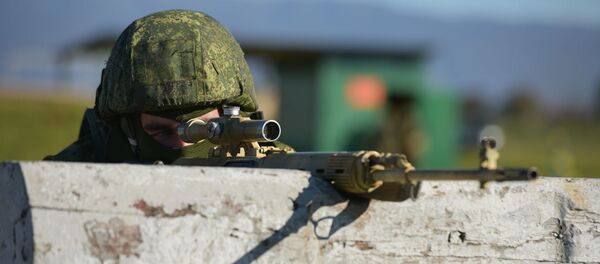 Тренировка снайперов Южного военного округа - Sputnik Аҧсны