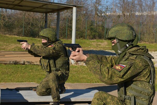 Тренировка снайперов Южного военного округа - Sputnik Абхазия