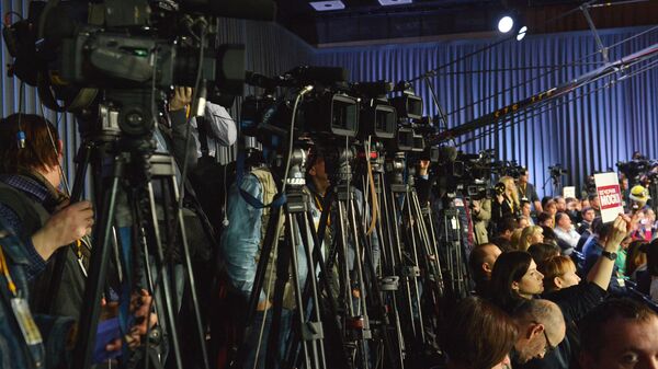 Одиннадцатая ежегодная большая пресс-конференция президента России Владимира Путина - Sputnik Абхазия