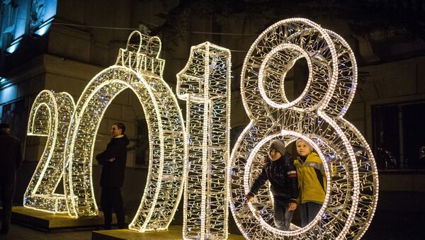 Главная новогодняя ёлка города Севастополя - Sputnik Аҧсны