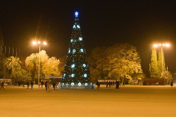 Новогодняя елка в Сухуме - Sputnik Абхазия