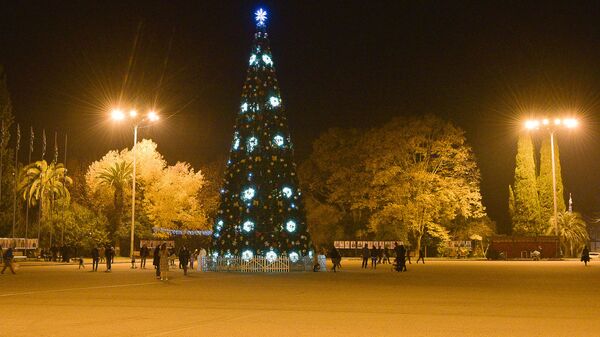 Новогодняя елка в Сухуме - Sputnik Аҧсны