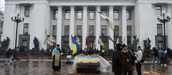 Сторонники М. Саакашвили разбили палаточный городок в центре Киева Сторонники М. Саакашвили разбили палаточный городок в центре Киева - Sputnik Абхазия