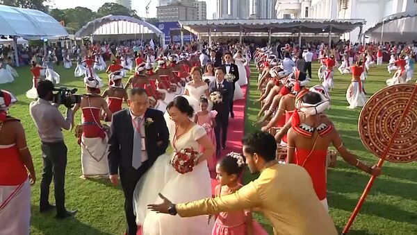 50 пар провели бракосочетание в Шри-Ланке - Sputnik Абхазия