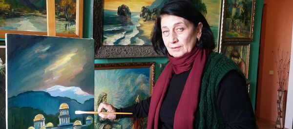 Художница Галина Атеиба Художница Галина Атеиба - Sputnik Аҧсны