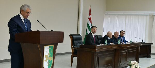 Ежегодное послание президента народному собранию Ежегодное послание президента народному собранию - Sputnik Аҧсны