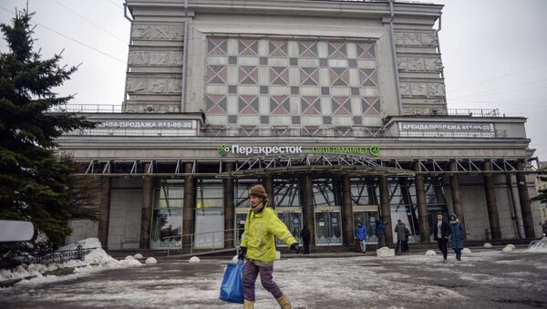 Последствия взрыва в магазине Перекресток в Санкт-Петербурге - Sputnik Абхазия