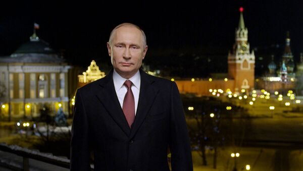 Новогоднее поздравление Путина - Sputnik Абхазия