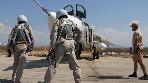 Российская боевая авиагруппа на аэродроме Хмеймим в Сирии - Sputnik Абхазия