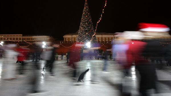 Встреча Нового года на Красной площади в Москве - Sputnik Абхазия