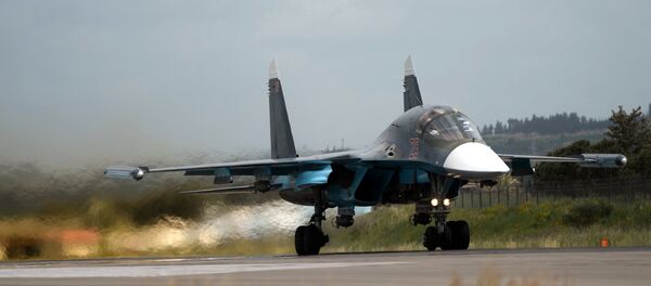 Авиабаза Хмеймим в Сирии Авиабаза Хмеймим в Сирии - Sputnik Абхазия