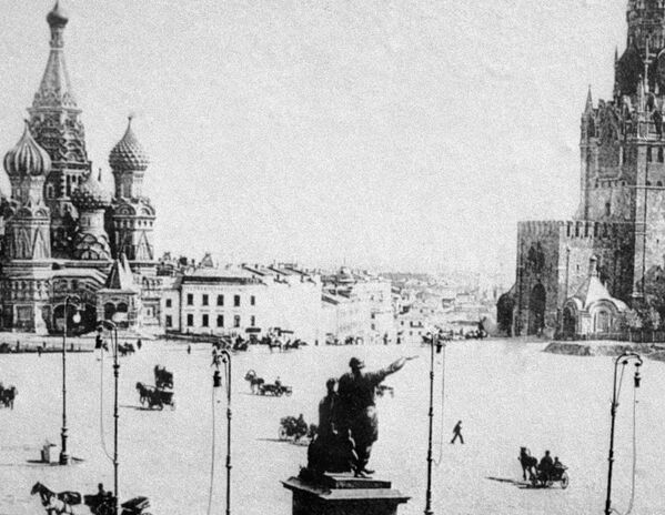 Красная площадь в Москве. 1896 год - Sputnik Абхазия