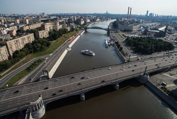 Бородинский мост в Москве. 2016 год - Sputnik Абхазия