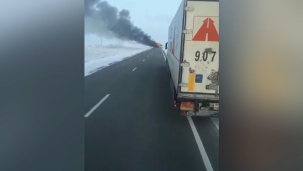 52 человека сгорели в автобусе в Казахстане - Sputnik Абхазия