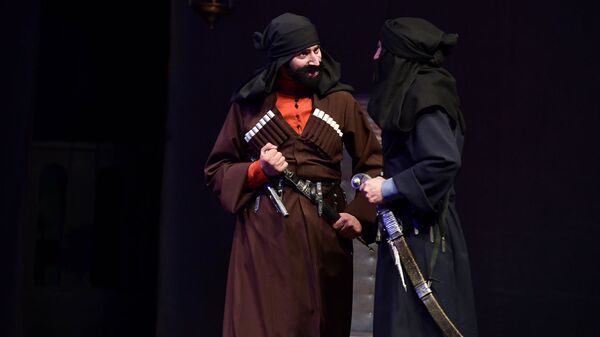 Премьера спектакля молодежного театра Келешбей - Sputnik Абхазия