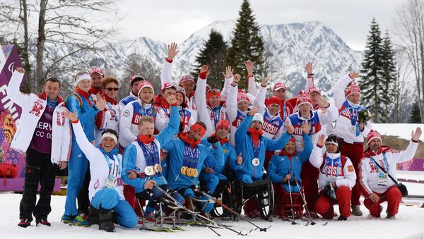 Сборная России по лыжным гонкам и биатлону - Sputnik Абхазия