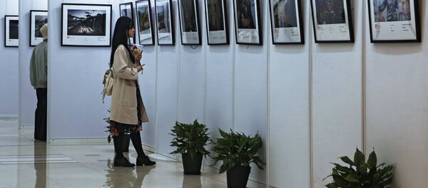 Открытие выставки победителей конкурса им. Андрея Стенина в Шанхае. Архивное фото Открытие выставки победителей конкурса им. Андрея Стенина в Шанхае. Архивное фото - Sputnik Аҧсны
