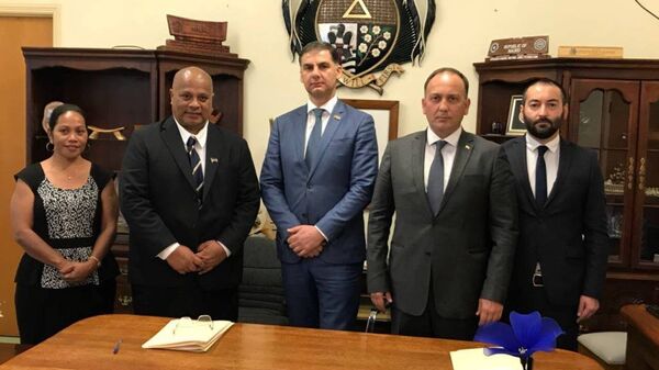 Подписано Соглашение о межпарламентском сотрудничестве между Республикой Абхазия и Республикой Науру - Sputnik Абхазия