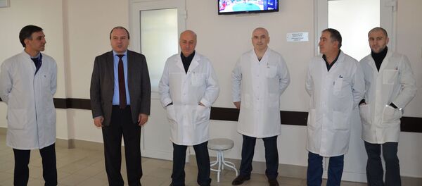 Открытие отделения эндоскопии в Республиканской больнице Открытие отделения эндоскопии в Республиканской больнице - Sputnik Абхазия