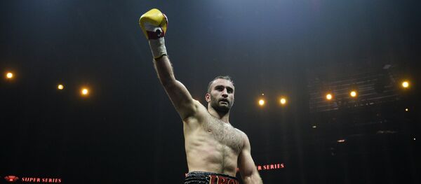 Бокс. Бой М. Гассиева и Ю. Дортикоса Бокс. Бой М. Гассиева и Ю. Дортикоса - Sputnik Аҧсны