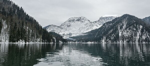 Учения МЧС на озере Рица - Sputnik Аҧсны