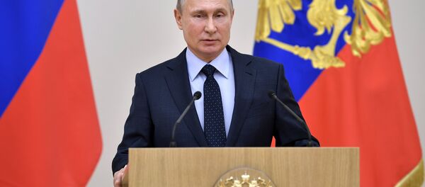 Президент РФ В. Путин встретился с российскими участниками XXIII Олимпийских зимних игр 2018 года в Пхёнчхане Президент РФ В. Путин встретился с российскими участниками XXIII Олимпийских зимних игр 2018 года в Пхёнчхане - Sputnik Аҧсны