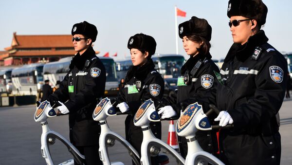 Полицейские в Пекине - Sputnik Абхазия