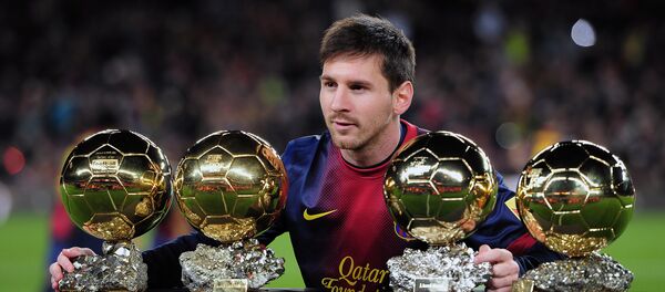 Лионель Месси и его золотые мячи Лионель Месси и его золотые мячи - Sputnik Аҧсны